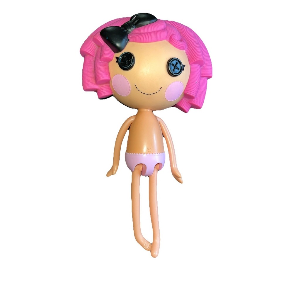 Lalaloopsy Doll Pink Hair Button Eyes MGA Entertainment 2009